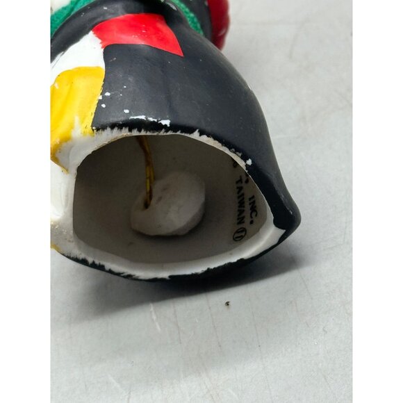 Vintage Giftco Noel Penguin Figurine Christmas ornament bell Decor 3.25" READ - Picture 5 of 6